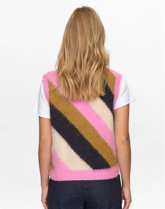 NUSuri Multi Stripe Vest - Obsidian
